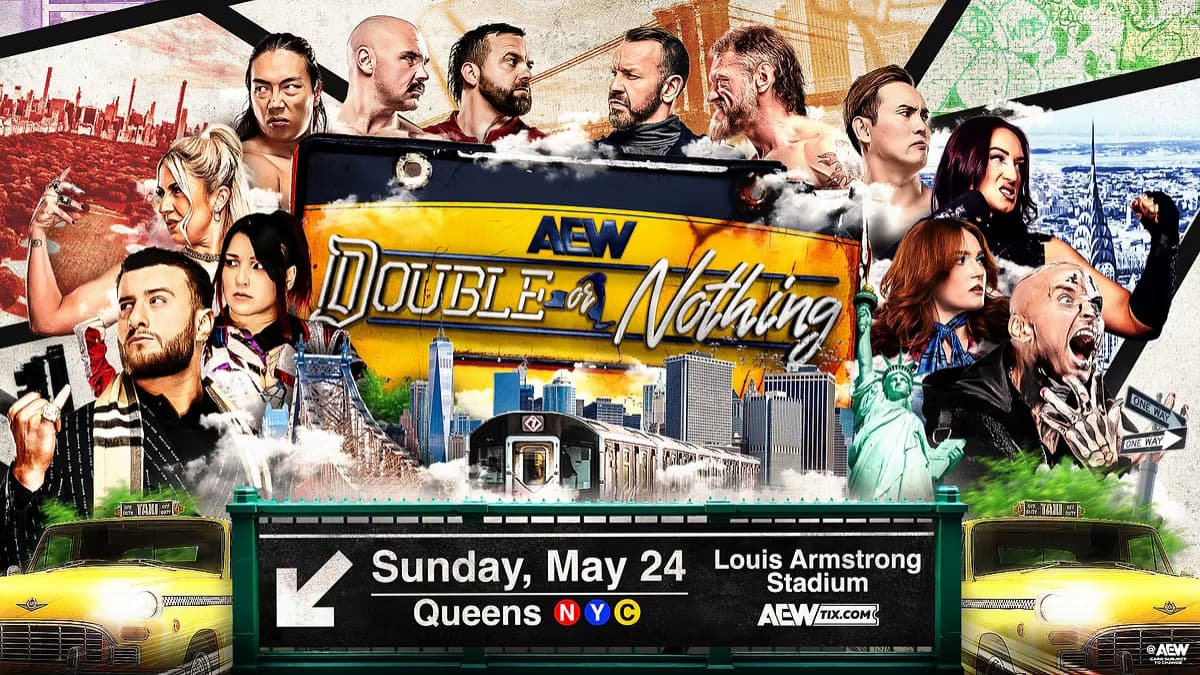Logo for AEW Double or Nothing 2026