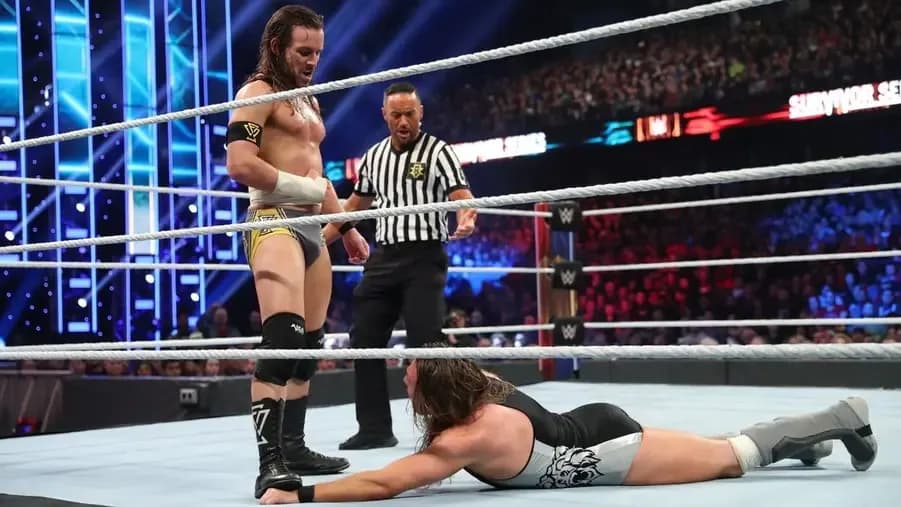 Adam Cole- Pete Dunne- WWE Survivor Series 2019.jpg