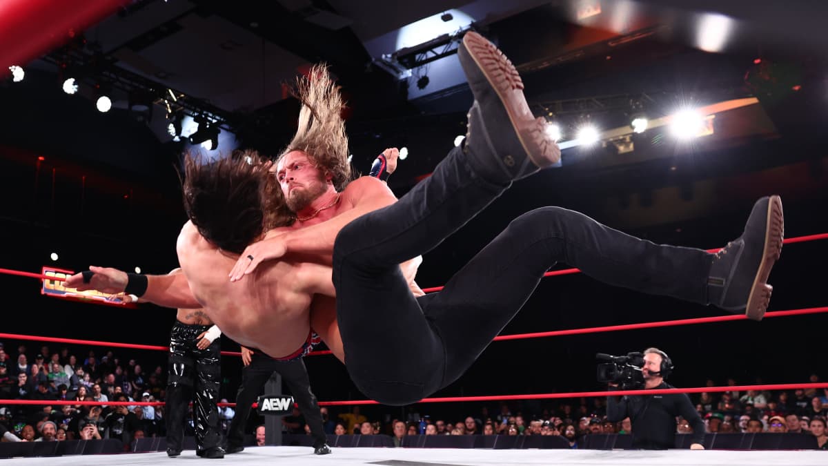 Big Bill wrestling on AEW Collision