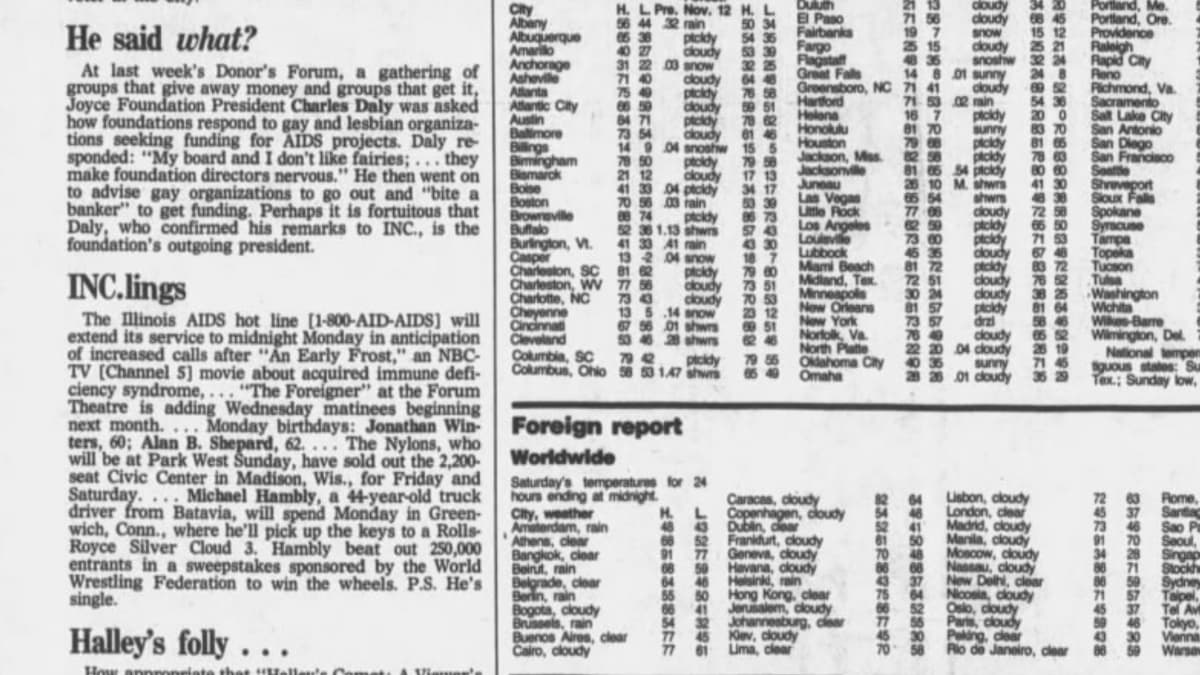 Chicago Tribune article about Michael Hambly