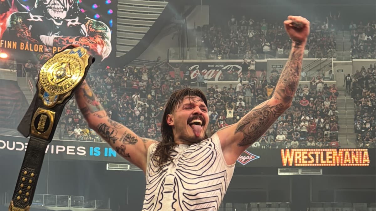 Dominik Mysterio with Intercontinental Title