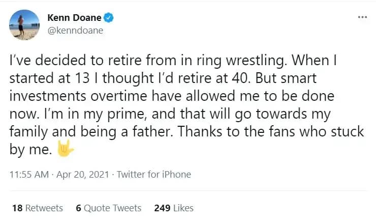 Kenn doane tweet