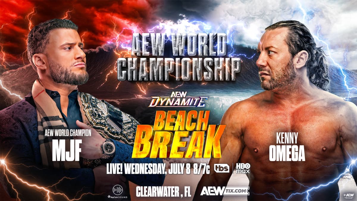 AEW Dynamite Beach Break graphic for AEW Dynamite Beach Break