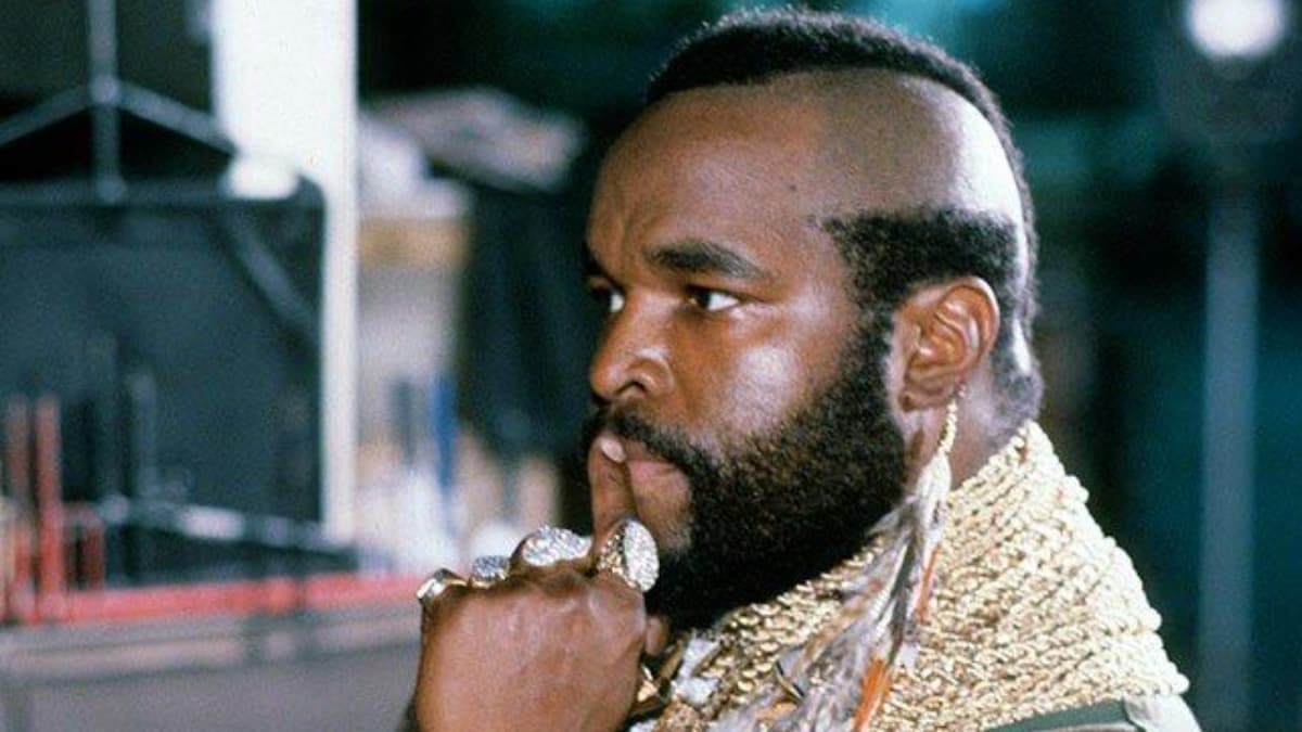 Mr T looking on stoically