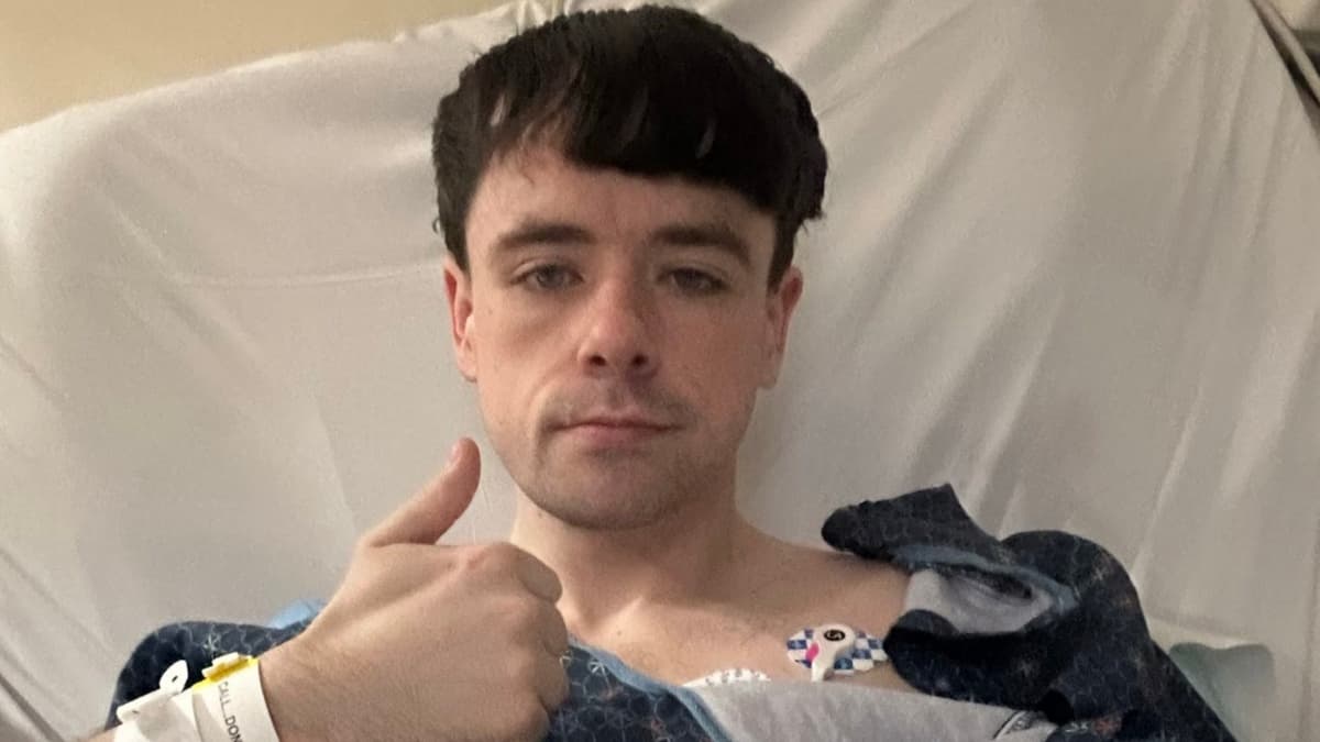 Referee Dallas Edwards in hospital