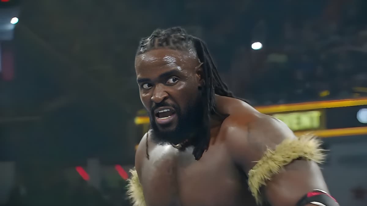 Oba Femi at WWE Saturday Night's Main Event