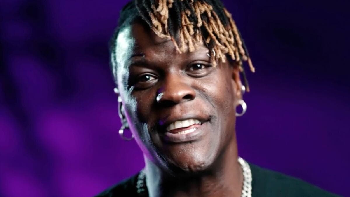 WWE star R-Truth looks directly into the camera during a 2024 video segment