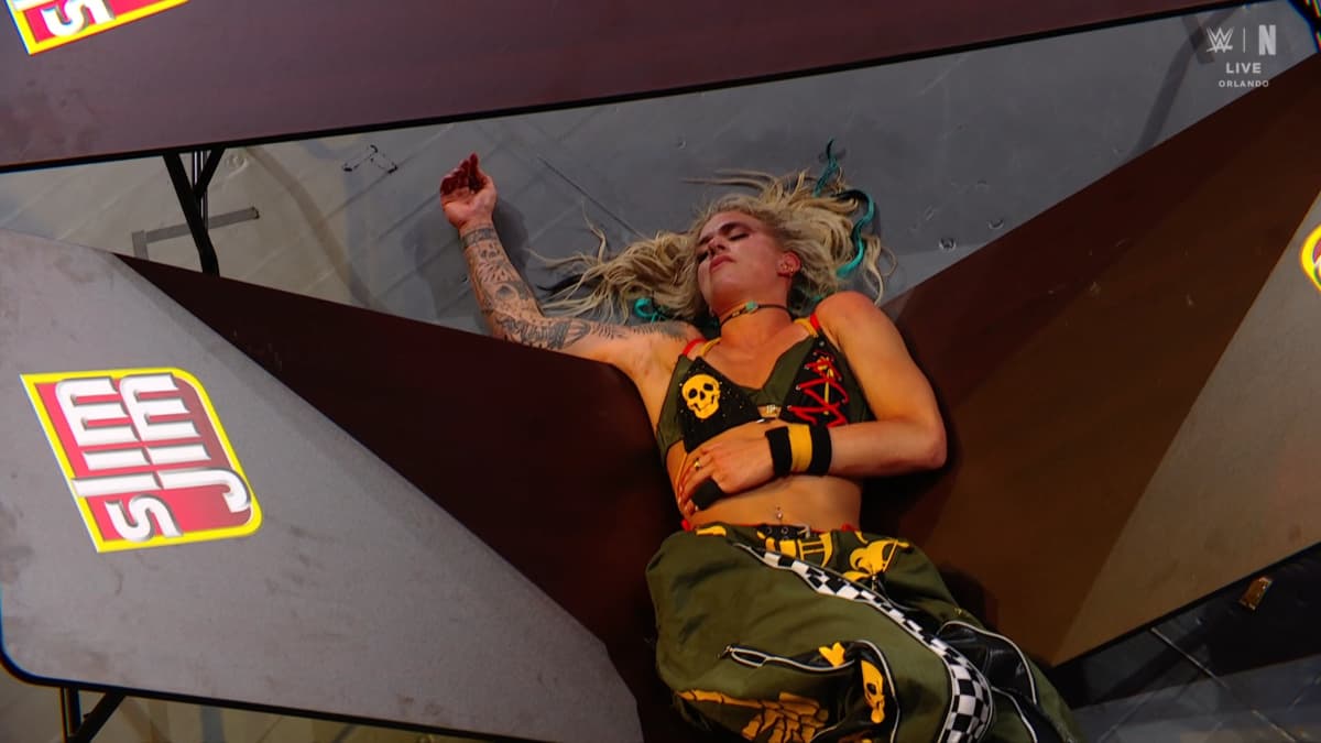 Sol Ruca lay down on a broken tale at WWE NXT