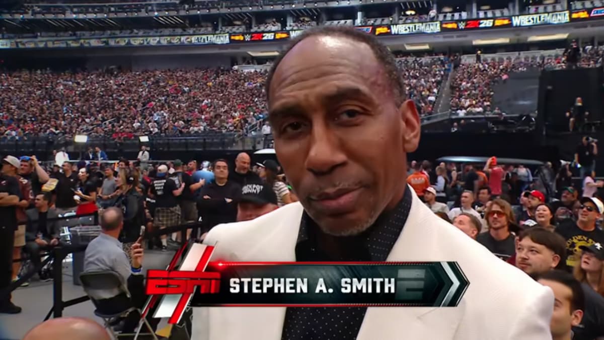 Stephen A. Smith at WrestleMania 42