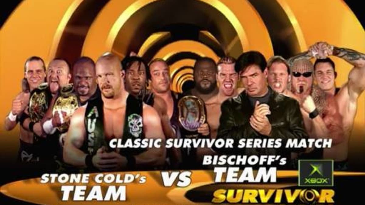 Team Austin vs. Team Bischoff at WWE Survivor Series 2003