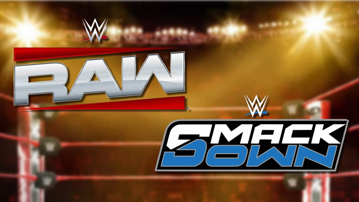 WWE Raw and SmackDown logos from 2025