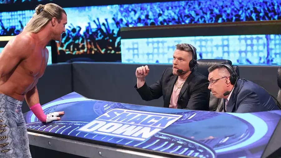 WWE SmackDown- Pat McAfee- Michael Cole 2021.jpg