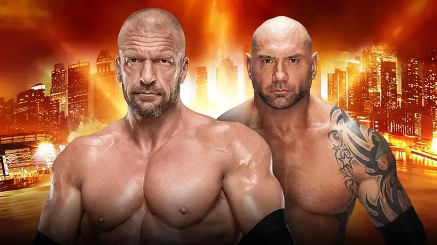 batista triple h wrestlemania 35