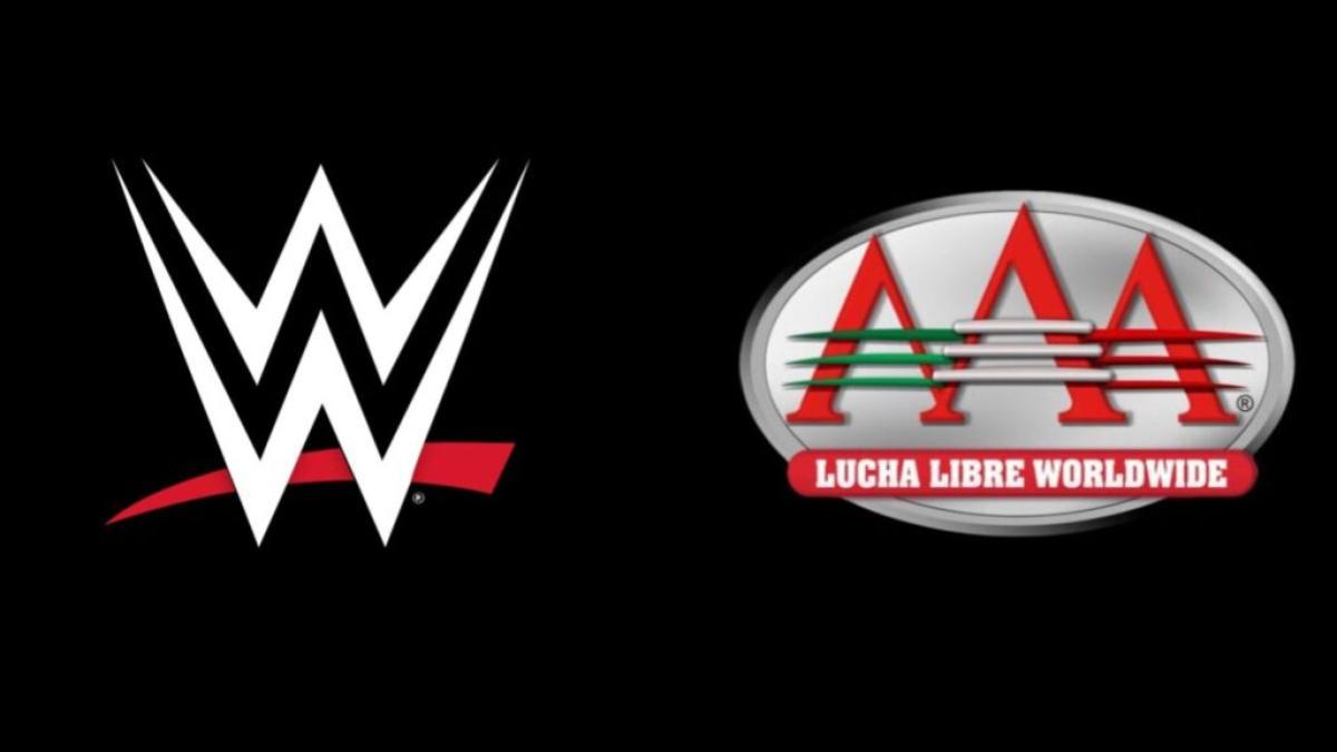 WWE and AAA logos
