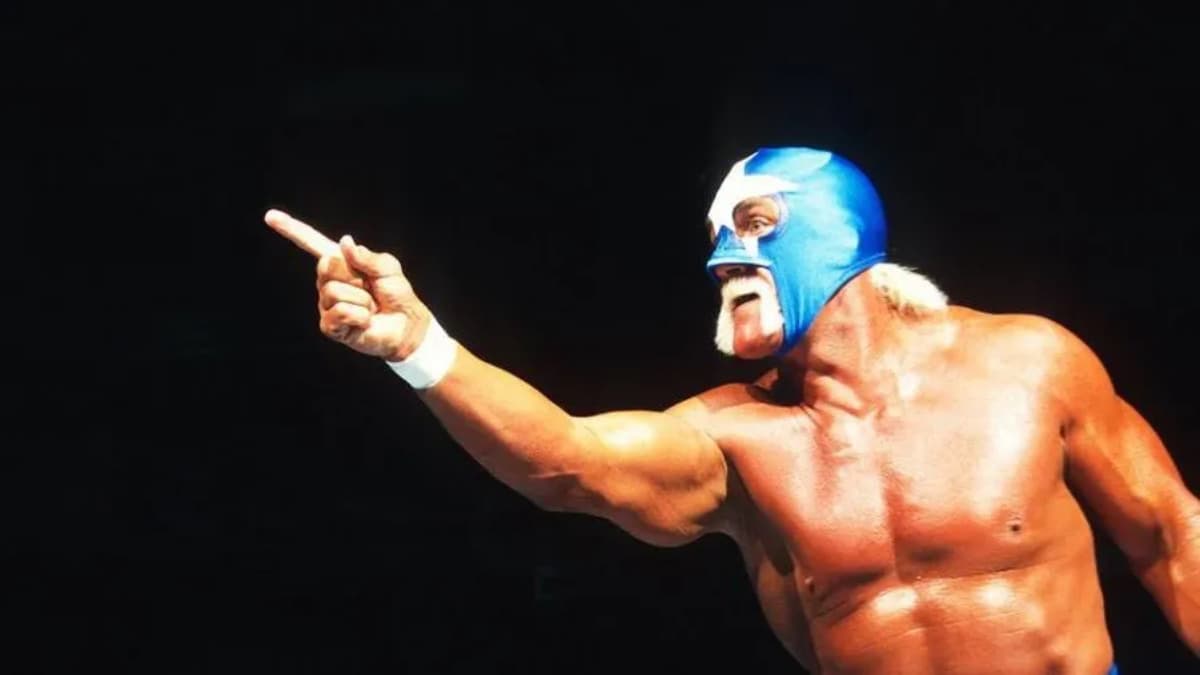 Mr America pointing on WWE TV