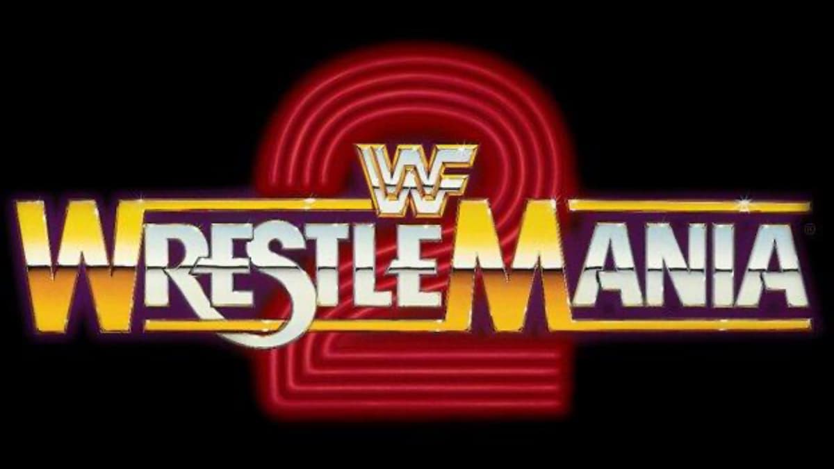 Logo for WWE WrestleMania 2