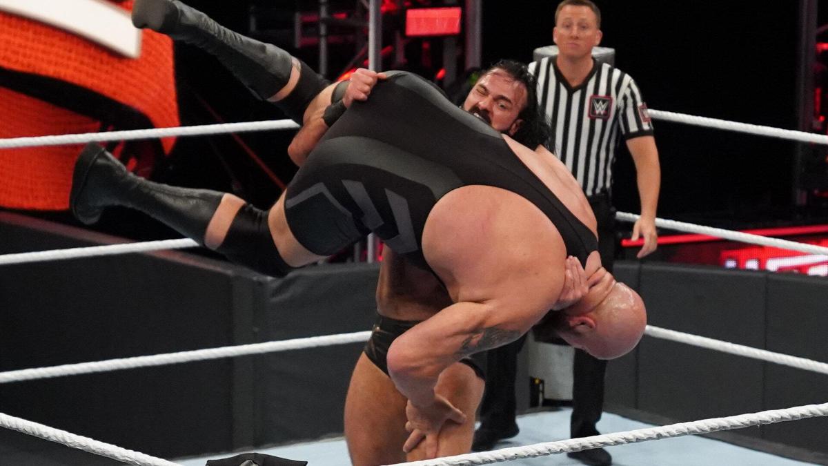 Drew McIntyre hit The Big Show with a Body Slam on Raw after WrestleMania 36