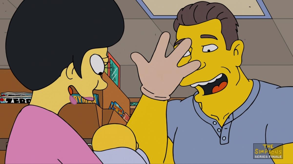 John Cena performs his 'You Can't See Me' post to a baby on The Simpsons