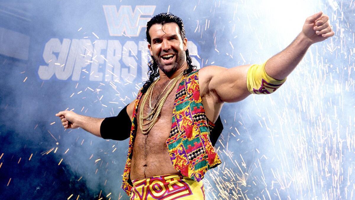 Razor Ramon celebrating on WWF Superstars