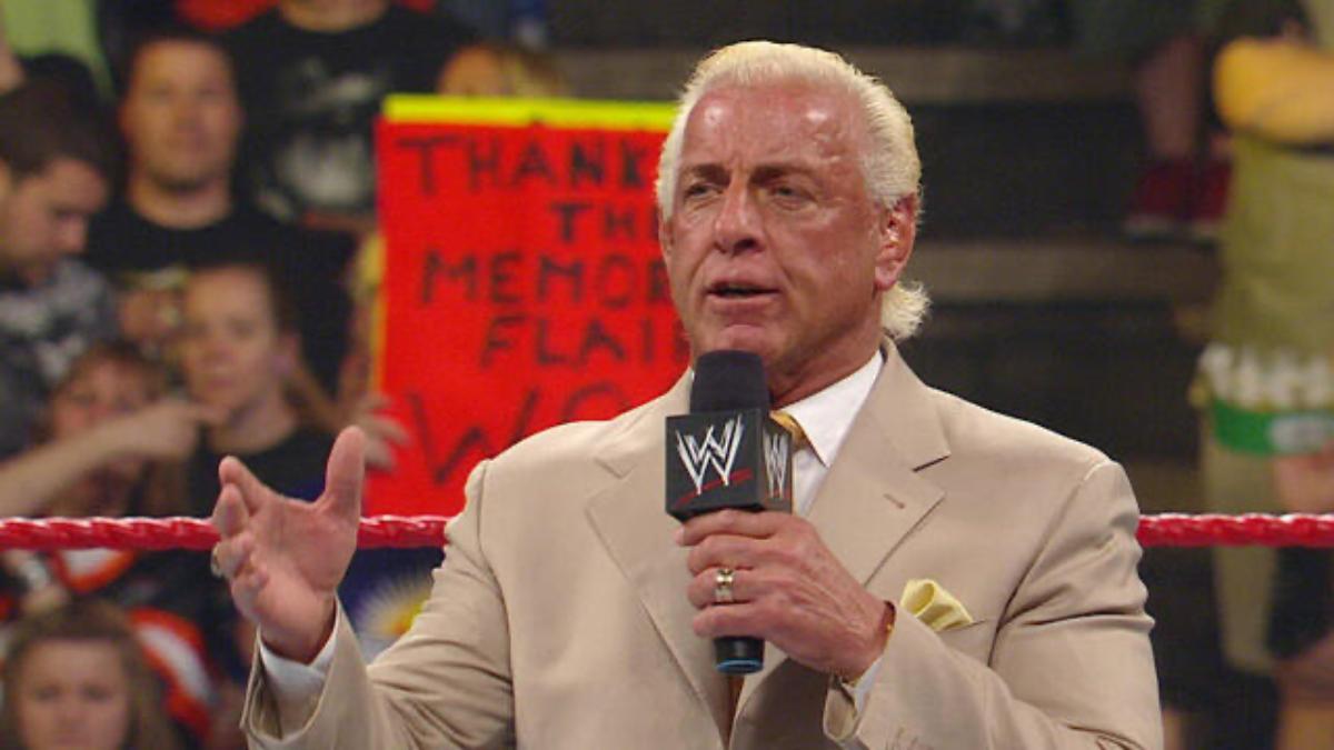 Ric Flair on Raw after WrestleMania 24