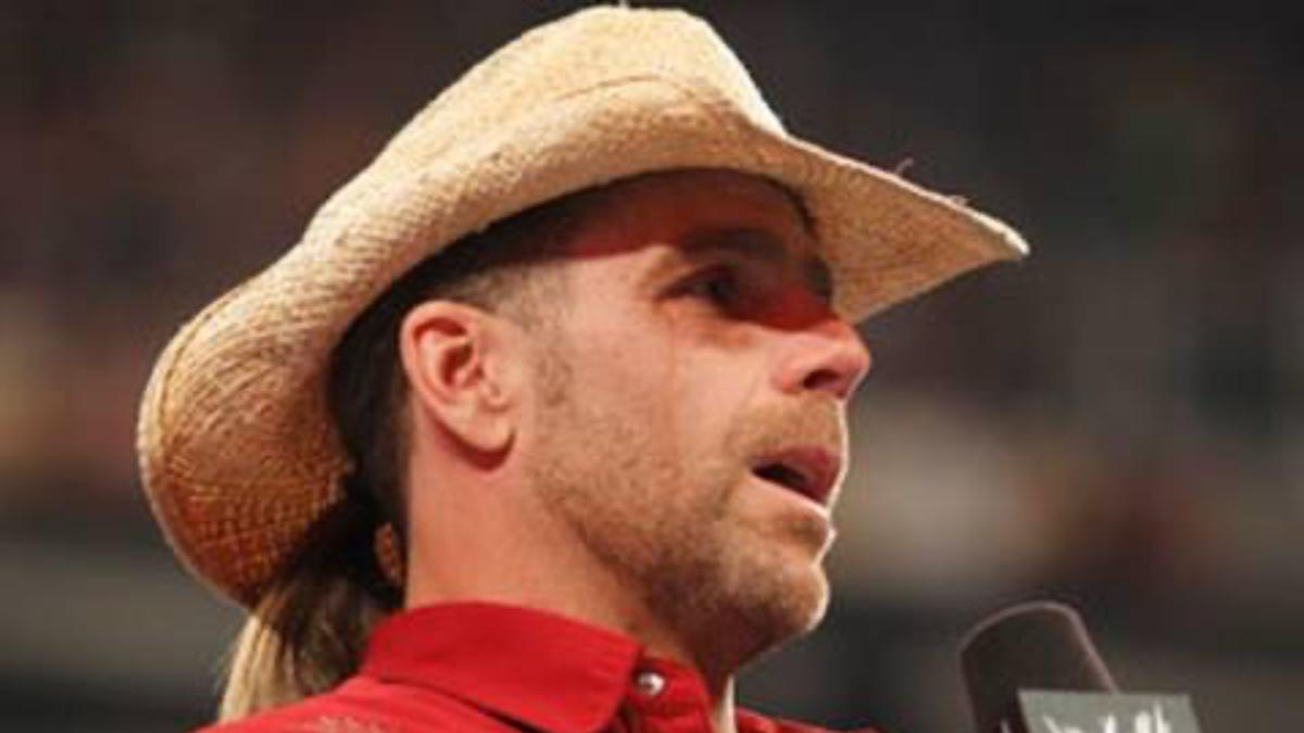Shawn Michaels crying on Raw after WrestleMania 26