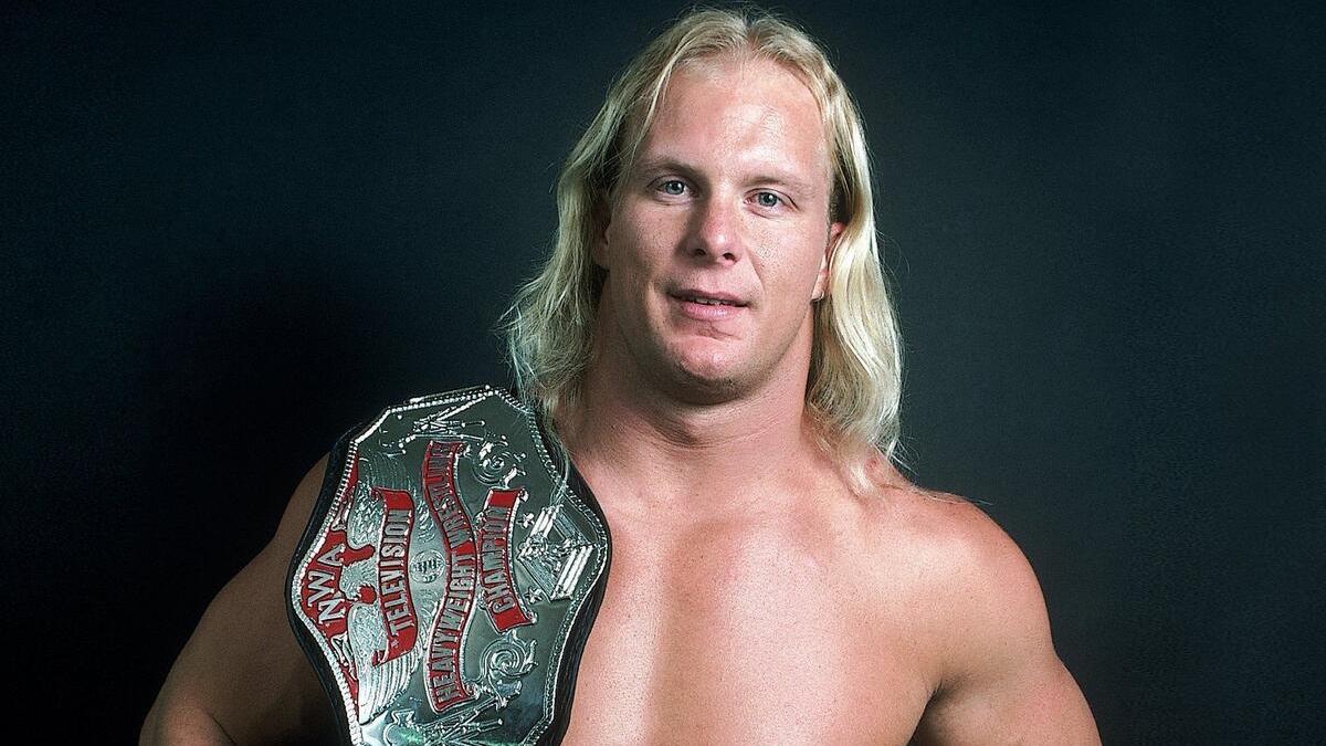 Steve Austin with the NWA World Television Title
