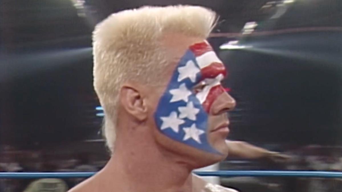 Close up of Sting at Great American Bash 1990