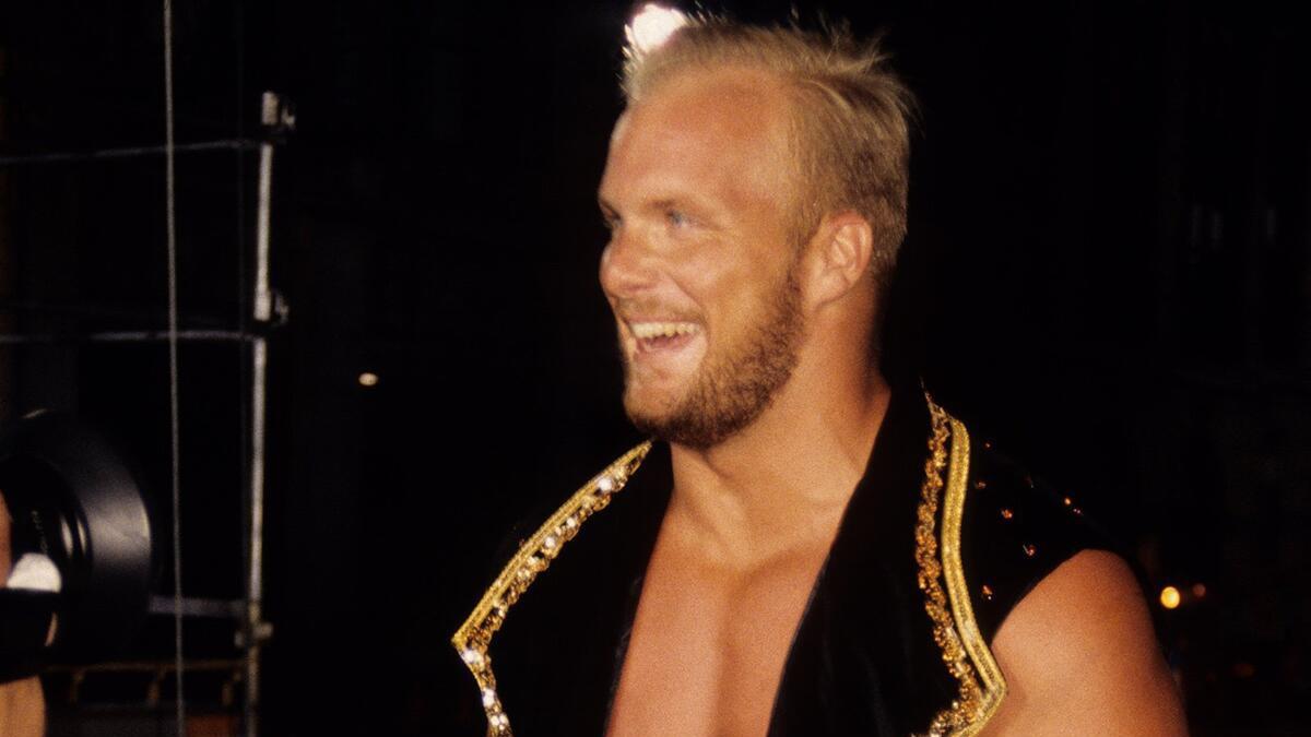 Steve Austin with the WCW United States Title