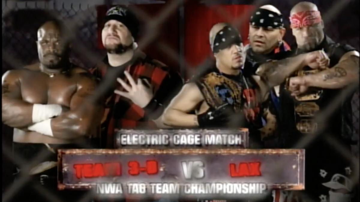 Team 3D vs. LAX graphic at Lockdown 2007