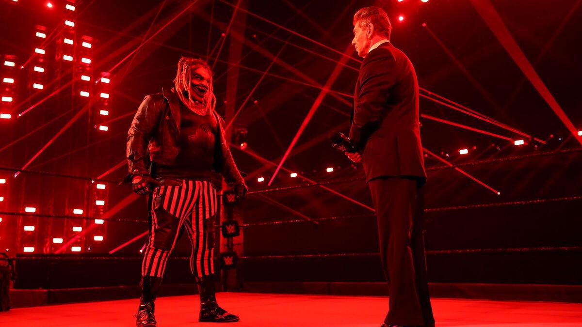 The Fiend Bray Wyatt face to face with Vince McMahon