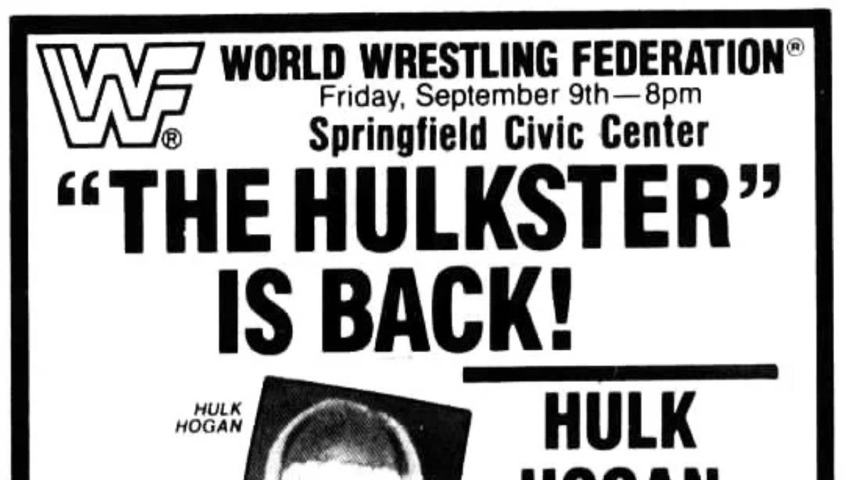 Poster for WWE house show at the Springfield Civic Center